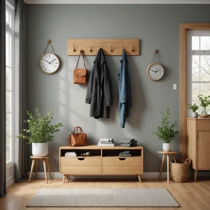 Дом, где каждая деталь важна: как правильно выбрать и использовать вешалку напольную из дерева с 5 крючками